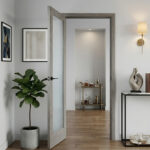 Grey Oak 1-Lite Glass Door - Image 2