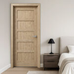 EV Walnut 5-Panel Shaker Door