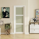 3-Lite Frosted Glass Door - Image 5