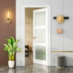 3-Lite Frosted Glass Door - Image 4