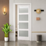 4-Lite Frosted Glass Door - Image 3