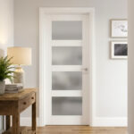4-Lite Frosted Glass Door - Image 5