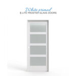4-Lite Frosted Glass Door - Image 6