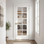 10-Lite Clear Glass Door