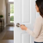 Privacy Lock SN Straight Handle - D809-PS-SN - Image 3
