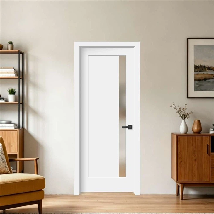 4 1-Lite Small Frosted Glass Door - Image 1